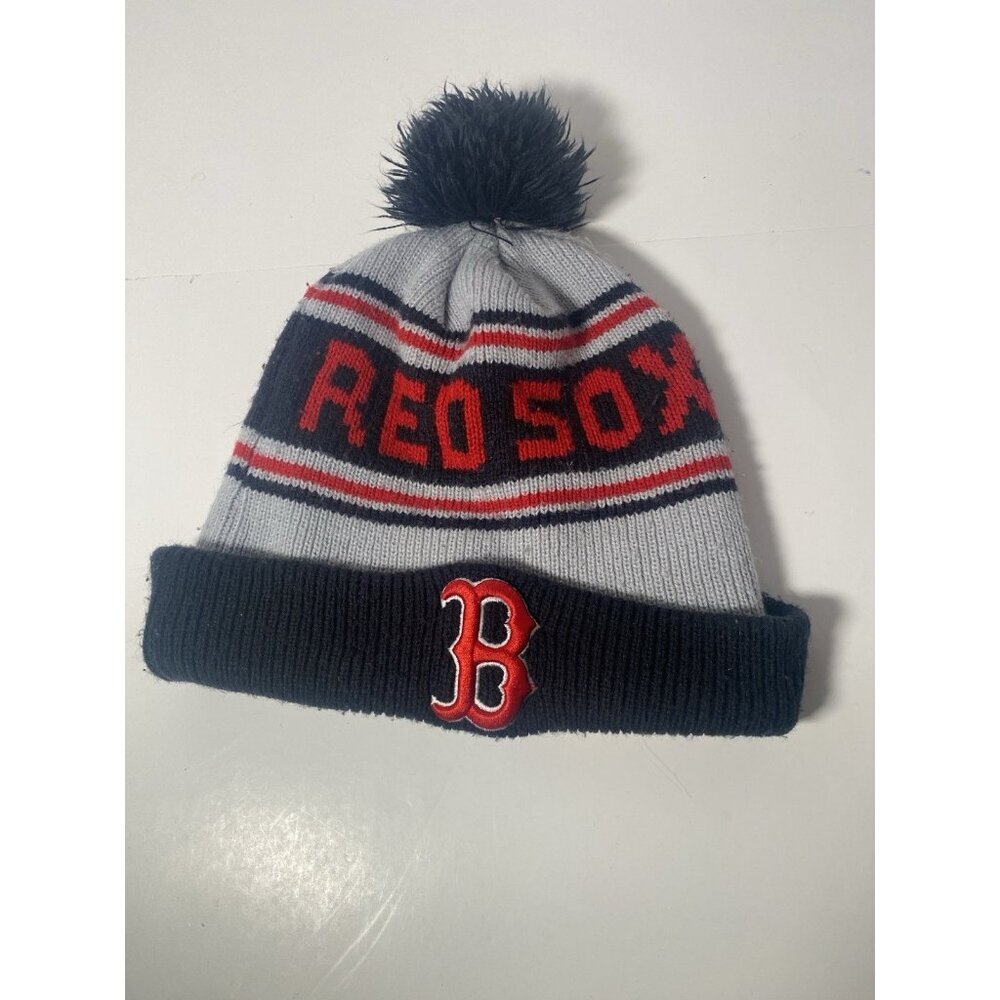 Red Sox Beanie Winter Toque Hat New Era One Size Genuine Merchandise Black Red